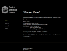 Tablet Screenshot of centralchristianonline.com